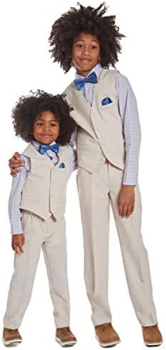 נאוטיקה בנים 4-חתיכה להגדיר עם שמלת חולצה, עניבת פרפר, אפוד ומכנסיים