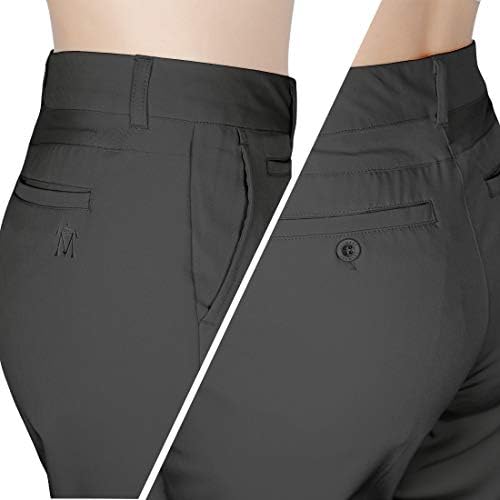 מכנסי גולף גולף נשים ברמודה למתוח מכנסיים קצרים ארוכים קלים מכנסיים קצרים כושר יבש עם כיסים