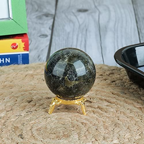Fashionzaadi Howlite Crystal - כדור קריסטל - קריסטלים למזל - אבנים רוחניות וקריסטלים - כדור קוורץ