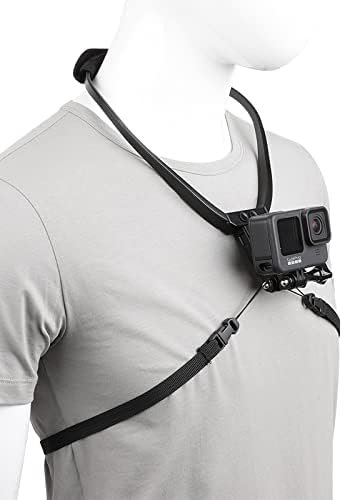רצועת ראש של ראש הרכבה על מחזיק צוואר Selfie ערכת הר למצלמת פעולה של GoPro, תואמת ל- GoPro Hero 10,