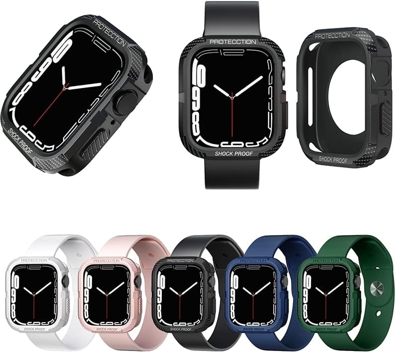 מארז Kappde לסדרת Apple Watch 8/7 Ultra 41 ממ 45 ממ 38 40 42 ממ 44 ממ 49 ממ פגוש מגן רך TPU רך ל- IWatch