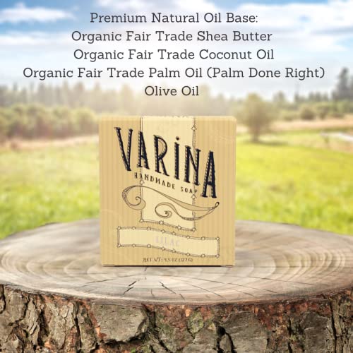 ורינה סבון בר לילך טבעי-ניקוי עדין לעור רגיש, פרחוני-3 חבילות-חווה עור בריא וזוהר