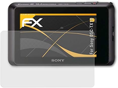 מגן המסך של Atfolix התואם לסרט הגנת המסך של Sony DSC-TX10, סרט מגן FX אנטי-רפלקטיבי וסופג זעזועים