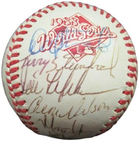 1988 אוקלנד A חתום בייסבול חתום בייסבול WS Ball McGwire Eckersley PSA/DNA - כדורי בייסבול עם חתימה