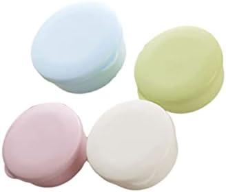 CABILOCK 8 PCS צבע נייד צלחת אקראית מארגן מחזיק תפאורה מפלסטיק סבון סבון סבון חיצוני קמפינג חדר אמבטיה קנדי