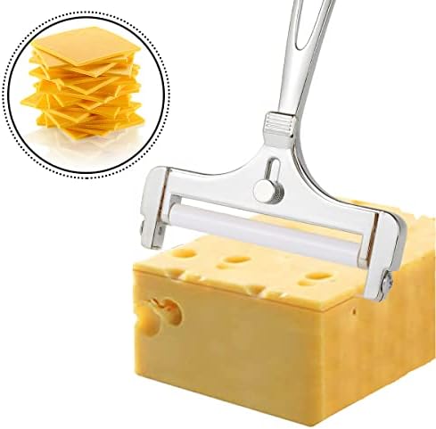 חוט גבינת מבצע נירוסטה עובי מתכוונן חוט גבינת קאטר עם ארגונומי ידית מטבח בישול כלי לבית מטבח