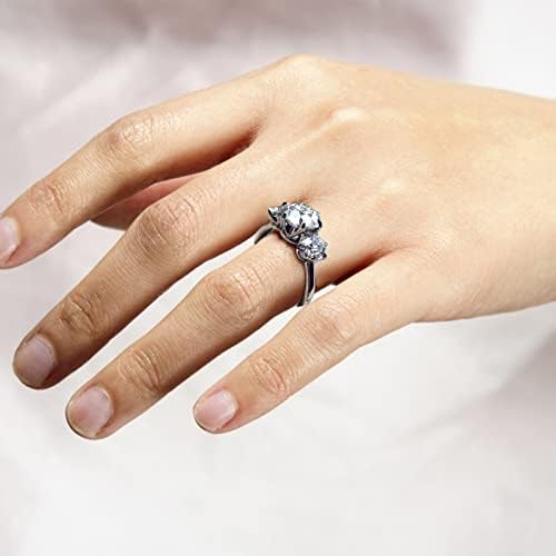 2023 חדש עוסק זירקון טבעת תכשיטי בהיר טבעת תכשיטי אבן אופנה לנשים כסף טבעות בת טבעת להתפלל מעל זה