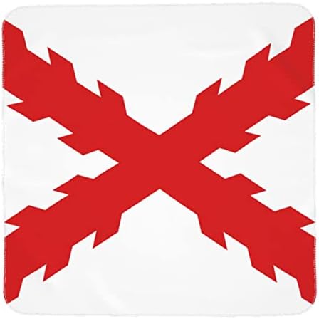 דגל צלב של שמיכת תינוקות בורדו מקבלת שמיכה לעטיפת כיסוי חוט -יילוד של תינוקות