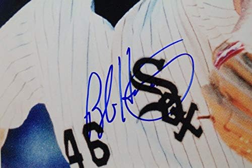 בוב הארי ווייט סוקס גורים חתומים על 8x10 חתימה MLB צילום 17H