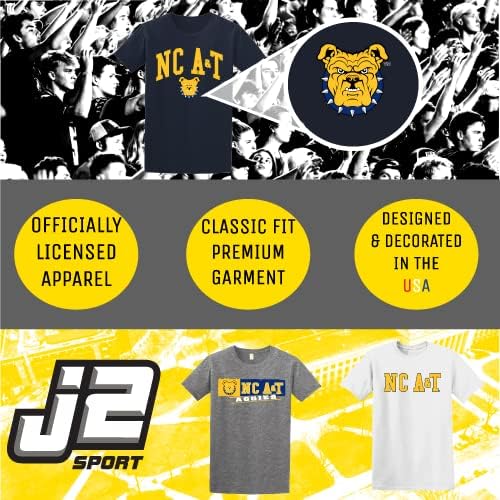 ג 'יי 2 ספורט צפון קרוליינה סטייט אג' יס חולצה-חולצה לשני המינים