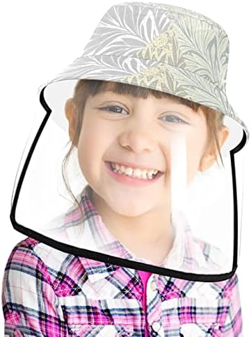 כובע מגן למבוגרים עם מגן פנים, כובע דייג כובע אנטי שמש, פרח אור וינטג '