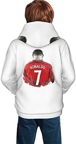 Luja dling Ronaldo 7 CR7 קפוצ'ונים של סוודר ברדס אופנה לבנות בנות בנות עם כיס