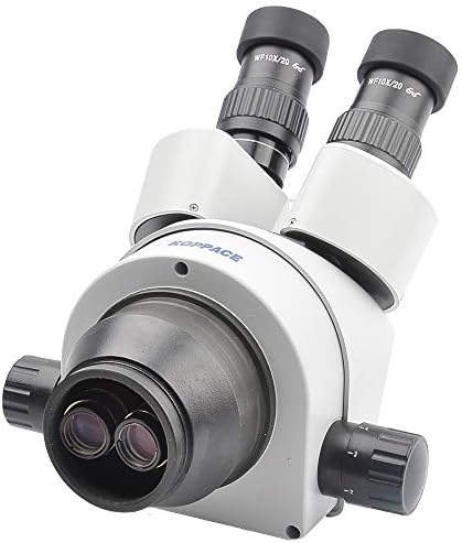 עדשת מיקרוסקופ סטריאו טרינוקולרית 3.5 פי 45, מיקרוסקופ תעשייתי טרינוקולרי, ממשק מצלמה מיקרוסקופ מתאם