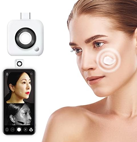 קרם הגנה בדיקות מראה עם אולטרה סגול מצלמה, נייד אולטרה סגול מצלמה עבור פנים שמש הגנה ואיפור