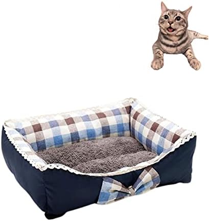 רך חומר לחיות מחמד כלב מיטה עם קשת 1-סופגנייה כלב מיטת מחצלת כרית מיטת בית עבור כלב חתול מחמד אספקת
