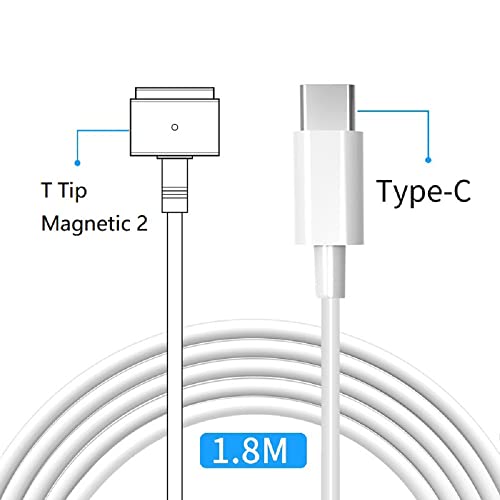 USB C לחוט כבל טעינה מגנטית, TPENOD USB מסוג C לכבל מגנטי עבור PRO 13/15 אינץ 'לאוויר 11/13 אינץ' ...,