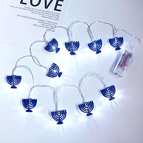 Dbylxmn 10 LED Chanukah Hanukka String Party Light Decors Lig