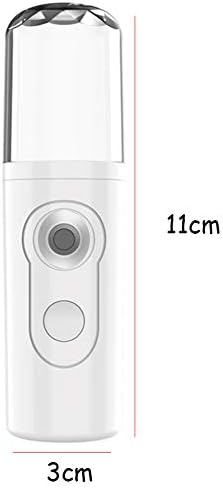 USB קיטור פנים מיני נייד, ננו מיסטר קיטור פנים לחות לעור לחות עור Nebulizer FACE טיפוח יופי יופי, 30 מל