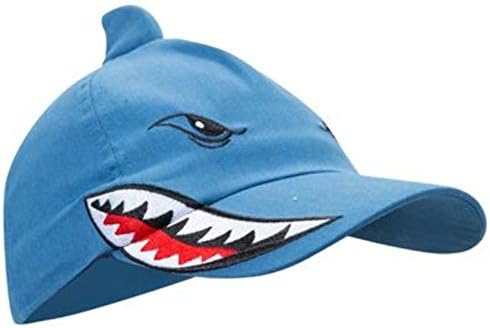 כריש כובע ילדים בייסבול כובע עם סנפיר כחול אחת גודל רצועה מתכווננת