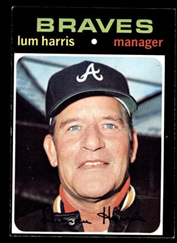 1971 Topps 346 Lum Harris Atlanta Braves Ex Braves