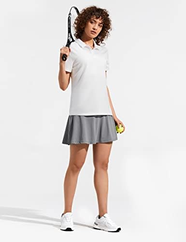 חצאית טניס גבוהה של Zuty 18 מותניים גבוהה לנשים חצאיות עם כיסים עם כיסים צנועים צנועים גולף אתלטי ריצה