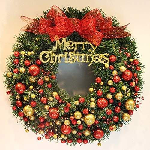 דלת הכניסה של MSHK חג המולד גרלנד כמו פירות יער חיים חיים עוזבים זרים צילום קיר קיר קיר תלייה לחג המולד מסיבת