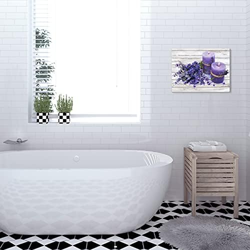 עיצוב אמבטיה אמנות קיר סגול קיר עיצוב תמונות אמבטיה תמונות לקיר לבנדר קיר אמנות קיר לבית חווה חנה