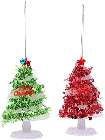 קישוט Kesyoo אורות תלויים לחג המולד עץ חג המולד בצורת לילה אור חידוש מואר קישוטי חג המולד מוארים