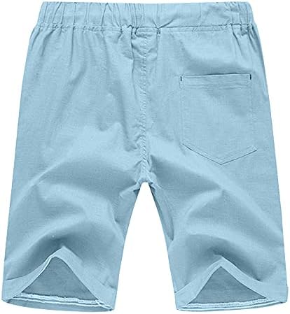 מכנסיים קצרים של קינגאוגו לגברים מכנסי מותניים אלסטיים מכנסיים קצרים מוצקים מכנסיים קצרים יבש מהיר משרטט