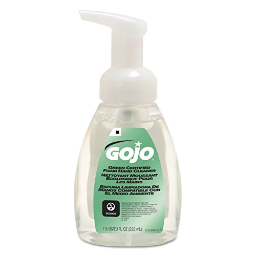 סבון קצף מוסמך ירוק גוג ' ו 571506 קראט, נטול ריח, שקוף, 7.5 אונקיות. בקבוק משאבה