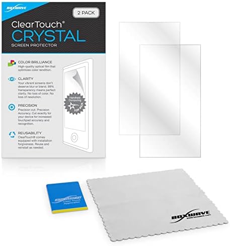 מגן מסך גלי תיבה התואם ל- Dell 27 Monitor - Cleartouch Crystal, עור סרט HD - מגנים מפני שריטות עבור