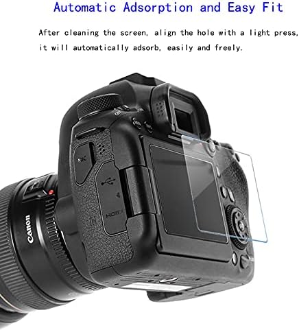 מגן המסך של Fithom EOS R6 מתאים למצלמה נטולת מראה של Canon R6 מסגרת מלאה, קשיות 0.3 ממ 9 שעות, כיסוי מסך זכוכית