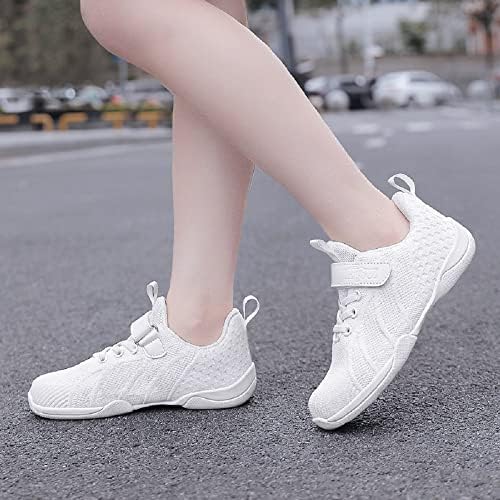 לעודד נעלי נוער בנות מעודדות לבן ריקוד נעליים לנשימה תחרות הליכה אימון אתלטי טניס נעליים