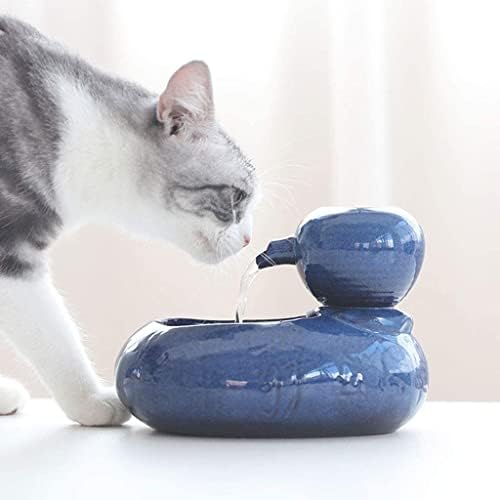 מתקן מים לחיות מחמד סופיות חיות מחמד מזרקות מים לחתולים, מתקן מים קרמיקה לחיות מחמד לכלבים וחתלתול עם פילטר,