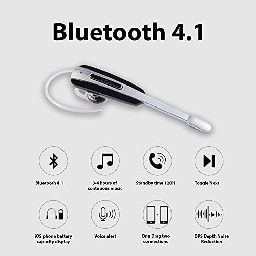 אוזניות Tek Styz התואמות ל- Samsung Galaxy Tab A8 10.5 באוזן Bluetooth רעש אלחוטי