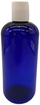 חוות טבעיות 16 גרם בקבוקי פלסטיק בוסטון כחולים -3 חבילה מיכלים ניתנים למילוי בקבוק ריק - שמנים