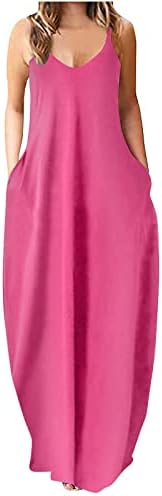 2023 קיץ מקסי שמלות לנשים בתוספת גודל אופנה מוצק צבע שרוולים צווארון חוף מזדמן נדנדה שמלה