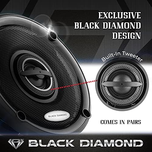 Diamond Black Dia-4.2 4 רמקול קואקסיאלי 2 דרך 60 וואט 4-אוהם