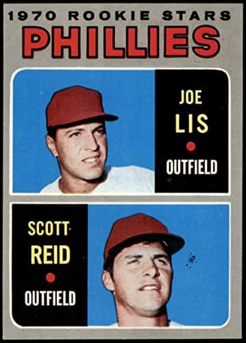 1970 Topps 56 Phillies Rookies Joe Lis/Scott Reid Philadelphia Phillies Ex/MT Phillies