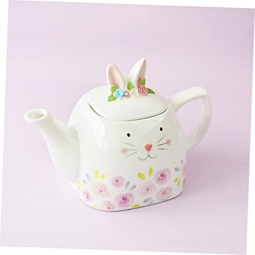 קאבילוק פסחא חלב קנקן תה סיני סט תה יפני סירי תה קומקום לתה רופף תפאורה ארנבת תה רופף תה קומקום וינטג
