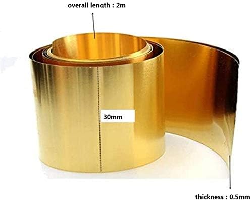 צלחת פליז אמקי צ 'י ח' 62 צלחת מתכת דקה ביריעת נחושת פליז לעיבוד מתכת, עובי: 0. 5 מ מ אורך: 2