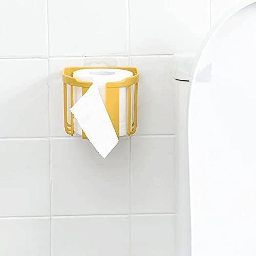 מדף מקלחת ברוויקס קיר רכוב על טואלט רכוב מחזיק נייר נייר אגרוף נטול אגרוף סבון סבון קוסמטי מקלחת מדף פנוי