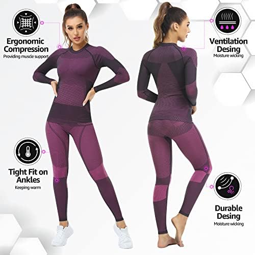 תחתונים תרמיים של נשים ייחודיות, שכבות בסיס תרמיות נשים - סקי ללבוש נשים דחיסה אתלטית סטור עורות ג'ונס ארוך
