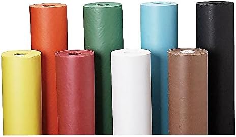 Pacon 63020 נייר קראפט בצבע קשת-קשת נייר קראפט צבעוני, 35 פאונד, 36 אינץ 'x 1000 רגל, חום