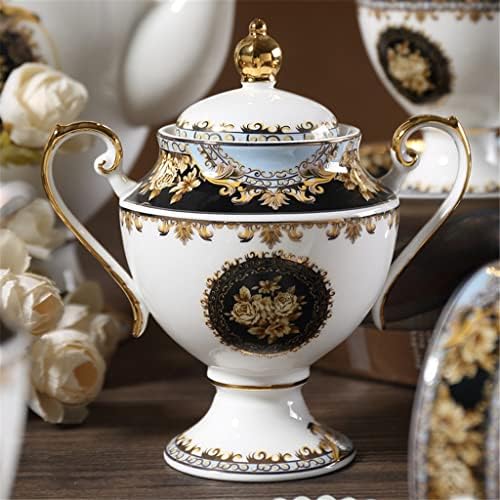 Zhuhw קפה בסגנון אירופאי קפה סט אציל ואלגנטי תה תה תה אחר הצהריים סט בית מזכרת לחתונה ביתית ביתית