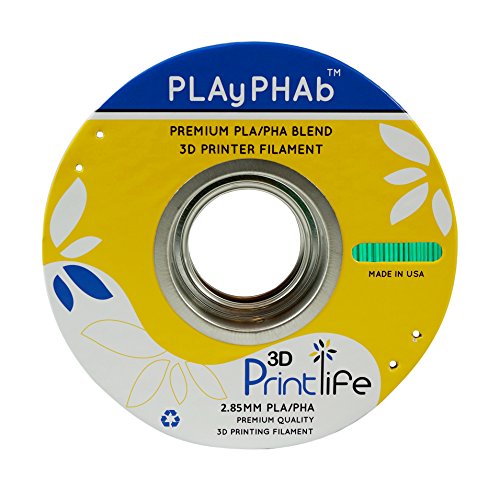 תלת מימד printlife playphab חוזק גבוה PLA/PHA 2.85 ממ נימה מדפסת תלת מימד שחורה, דיוק ממדי