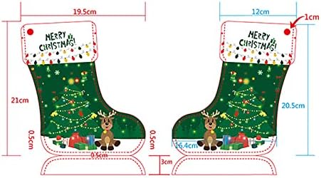 אריזת קישוט לחג המולד בתפזורת שקית ניילון שקית זיפלוק 1 PC תיק מתנה תכשיטים מגפי סטנדאפ לחג המולד תיק