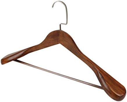 מעיל קולבים רחבים מוצקים חליפת קולב עץ בדרגה גבוהה - עץ כתף משק בית ומארגנים קופסאות אחסון בגדים