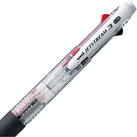 三菱 鉛 筆 מיצובישי עיפרון Jetstream SXE3400381P.T עט כדורי Tri-Color, חבילה ברורה