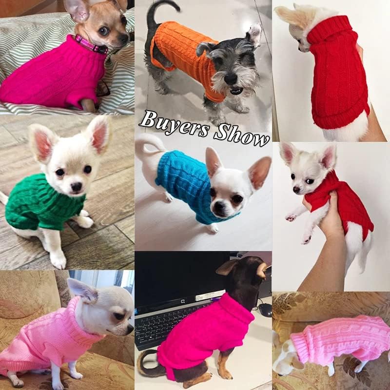 סוודרים של כלבים לחיות מחמד בגדי חיות חורף לכלבים קטנים תלבושת מעיל סוודר חם לחתולים בגדים ז'קט